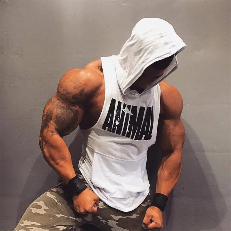 Summer new men's cotton hooded sports fitness clothing bodybuilding vest men's sleeveless trend vest muscle vest casual
Summer new men's cotton hooded sports fitness clothing bodybuilding vest men's sleeveless trend vest muscle vest casual