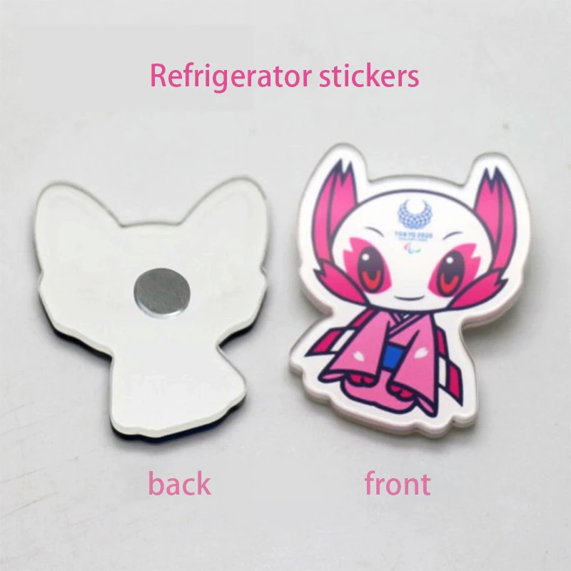 Anime Magnetic Refrigerator Sticker 2021 Tokyo Japan Olympic Games Decoration Blue Miraitowa/Red Someity Souvenirs Party Supplie
Anime Magnetic Refrigerator Sticker 2021 Tokyo Japan Olympic Games Decoration Blue Miraitowa/Red Someity Souvenirs Party Supplie
