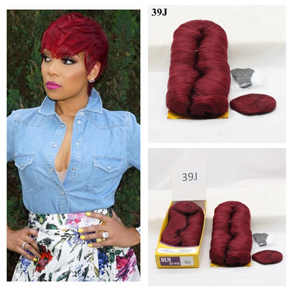 Hair Extension 27 Pieces Bump Weave Hair With Closure Short, 99J#Dark Red Color Hair Peerless Virgin Peruvian Human
Hair Extension 27 Pieces Bump Weave Hair With Closure Short, 99J#Dark Red Color Hair Peerless Virgin Peruvian Human