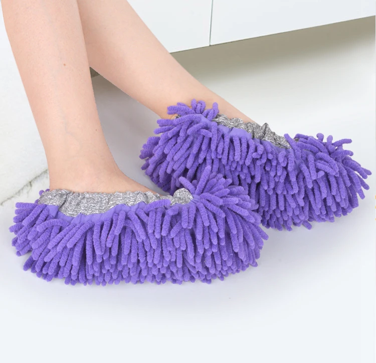 Washable Dusting Chenille Shoe Covers Lazy Mopping Shoe Cover Clean Mop Slippers Shoes Cover 
Washable Dusting Chenille Shoe Covers Lazy Mopping Shoe Cover Clean Mop Slippers Shoes Cover