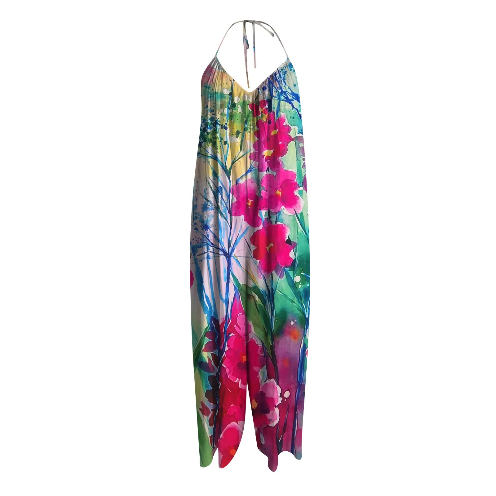 Women Sleeveless Flower Beach Boho Casual Strap Jumpsuit 2021 Summer Homewear Beach Vacation High Street Romper Overalls
Women Sleeveless Flower Beach Boho Casual Strap Jumpsuit 2021 Summer Homewear Beach Vacation High Street Romper Overalls
