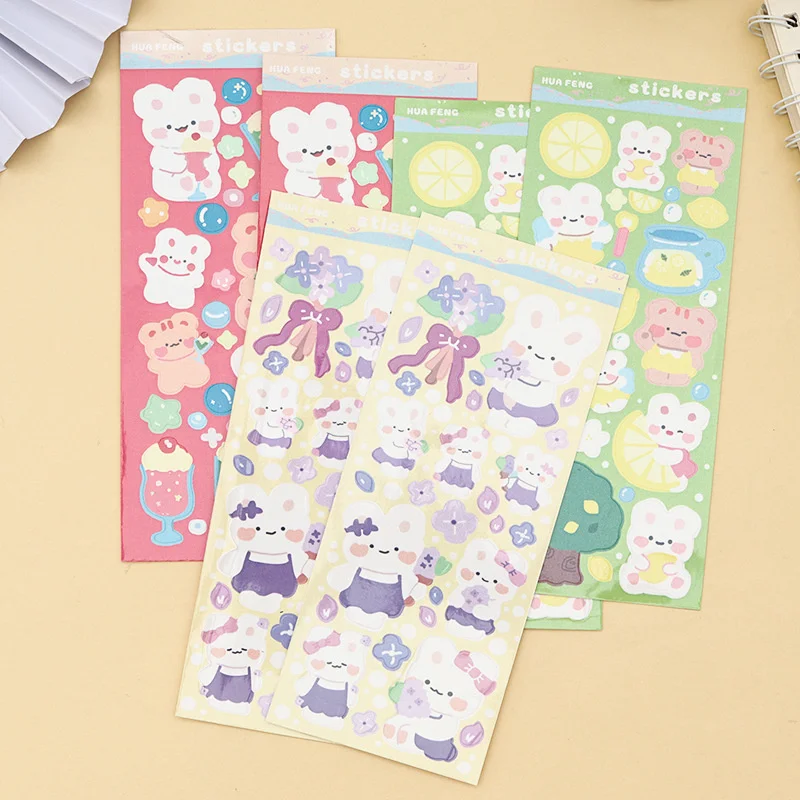 Cartoon Rabbit Bear Fruit Beverage Cute Stickers Blingbling Laser Paster Notebook Stationery Decorative Sticker Kawaii Labels
Cartoon Rabbit Bear Fruit Beverage Cute Stickers Blingbling Laser Paster Notebook Stationery Decorative Sticker Kawaii Labels