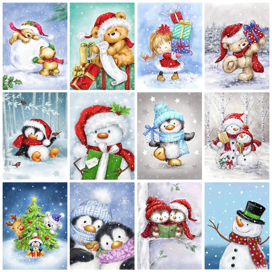 5D Diy Diamond Painting Christmas Tree Diamond Embroidery Snowman Picture Cross Stitch Penguin Rhinestone Mosaic Kit Home Decor
5D Diy Diamond Painting Christmas Tree Diamond Embroidery Snowman Picture Cross Stitch Penguin Rhinestone Mosaic Kit Home Decor