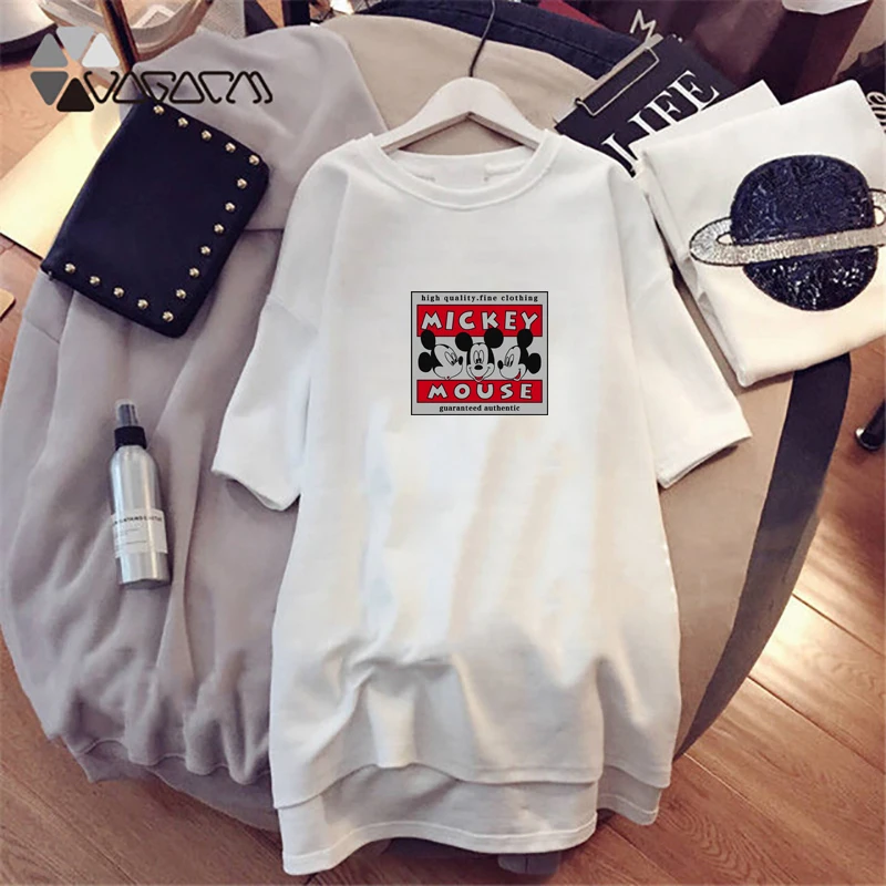 Loose Mini Dress Disney Mickey Cartoon Print Women Dresses Clothes Summer Women Clothes Casual Cotton Streetwear 2021
Loose Mini Dress Disney Mickey Cartoon Print Women Dresses Clothes Summer Women Clothes Casual Cotton Streetwear 2021
