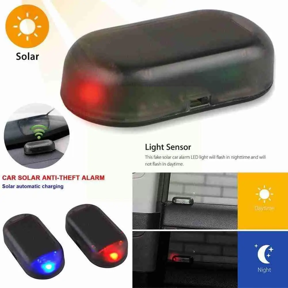 

Автомобильный фальшивый фонарь безопасности на солнечной батарее, имитирующий манекен, имитирующий Противоугонный предупреждающий свето...