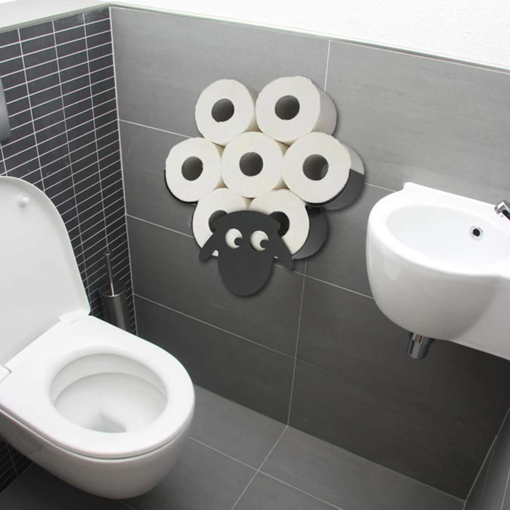 Sheep Style Toilet Paper Tissue Storage Racks Decoration Bathroom Accessories Adhesive Toilet Paper Holder for Bathroom
Sheep Style Toilet Paper Tissue Storage Racks Decoration Bathroom Accessories Adhesive Toilet Paper Holder for Bathroom