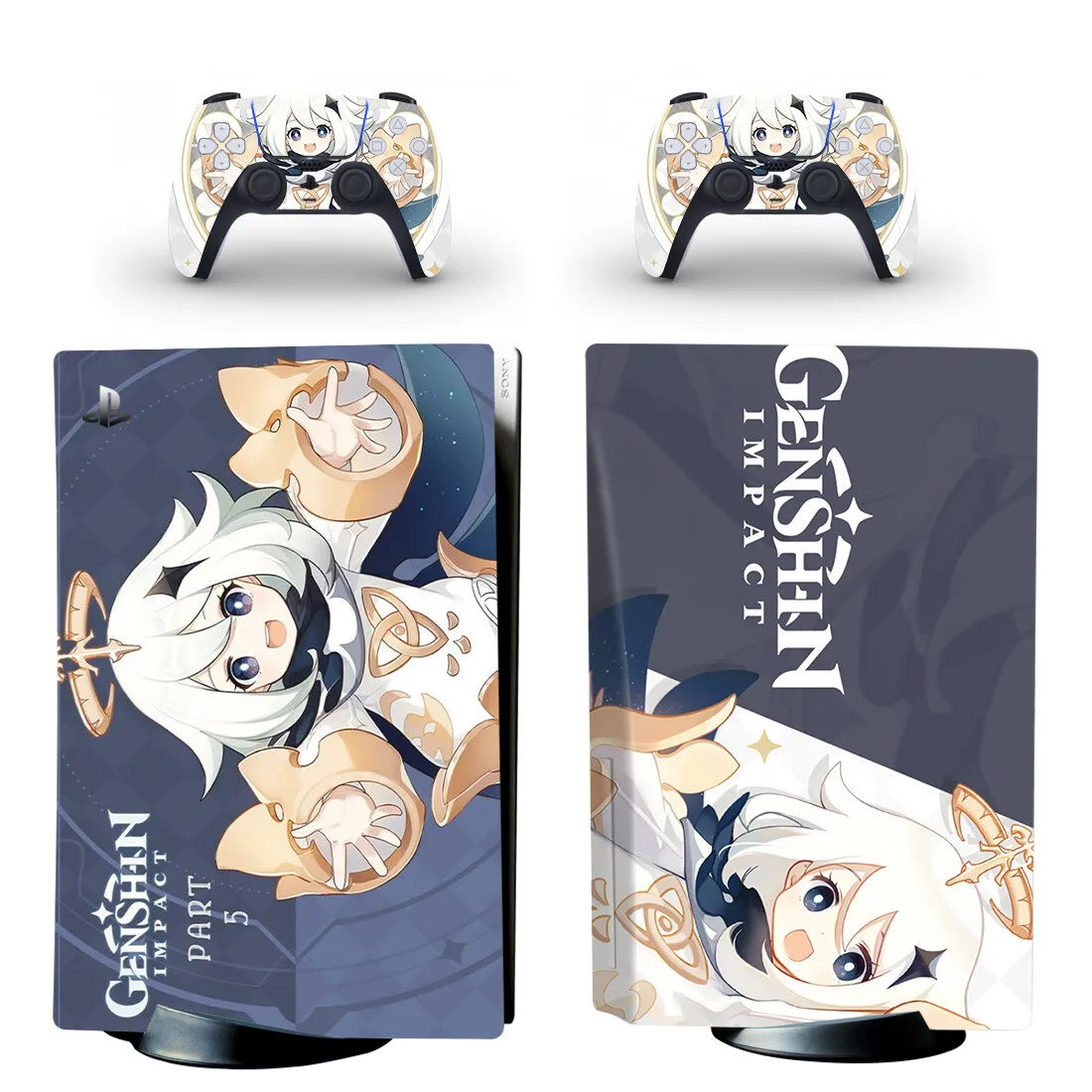Genshin Impact PS5 Disc Skin Sticker Decal Cover for PlayStation 5 Console & Controllers PS5 Blue Ray Disk Skin Sticker Vinyl
Genshin Impact PS5 Disc Skin Sticker Decal Cover for PlayStation 5 Console & Controllers PS5 Blue Ray Disk Skin Sticker Vinyl