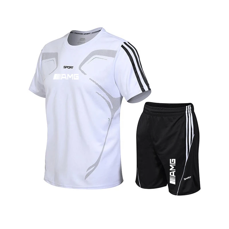 2021 Summer New Men's Sports Suit Running Fitness Clothes Two-Piece Quick-Drying Clothes Thin Ice Casual Short-Sleeved Summer
2021 Summer New Men's Sports Suit Running Fitness Clothes Two-Piece Quick-Drying Clothes Thin Ice Casual Short-Sleeved Summer