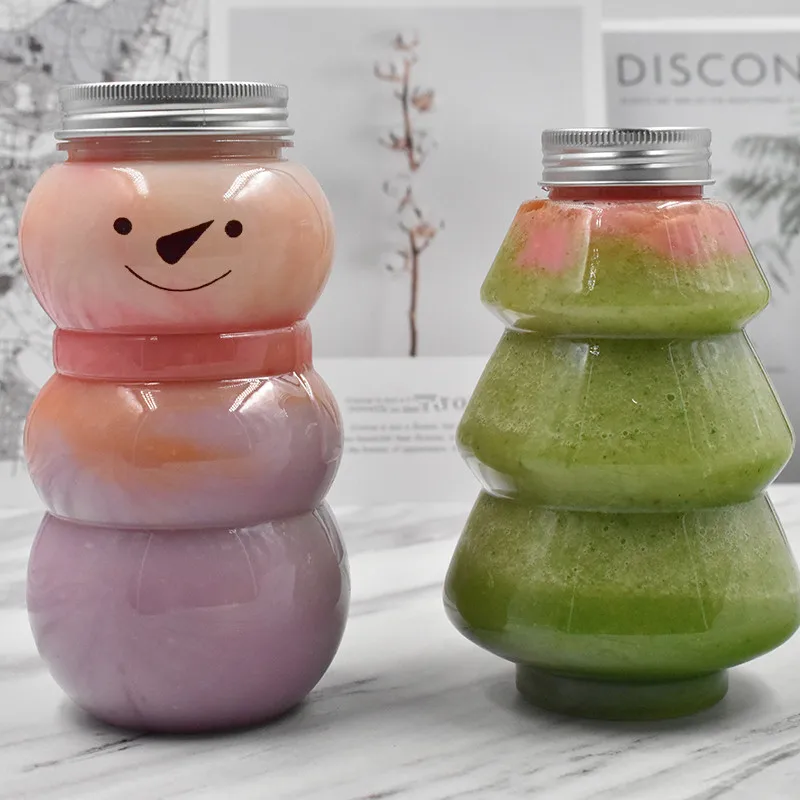 10pcs Creative Christmas favors snowman shaped bottle candy chocolate gift packaging box 450ml cold drink milk tea coffee bottle
10pcs Creative Christmas favors snowman shaped bottle candy chocolate gift packaging box 450ml cold drink milk tea coffee bottle