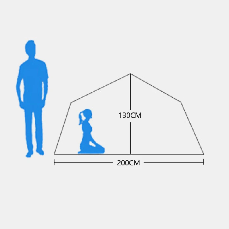 200 × 150 130 см верблюд напольный шатер 2 человек автоматическая quick открытие