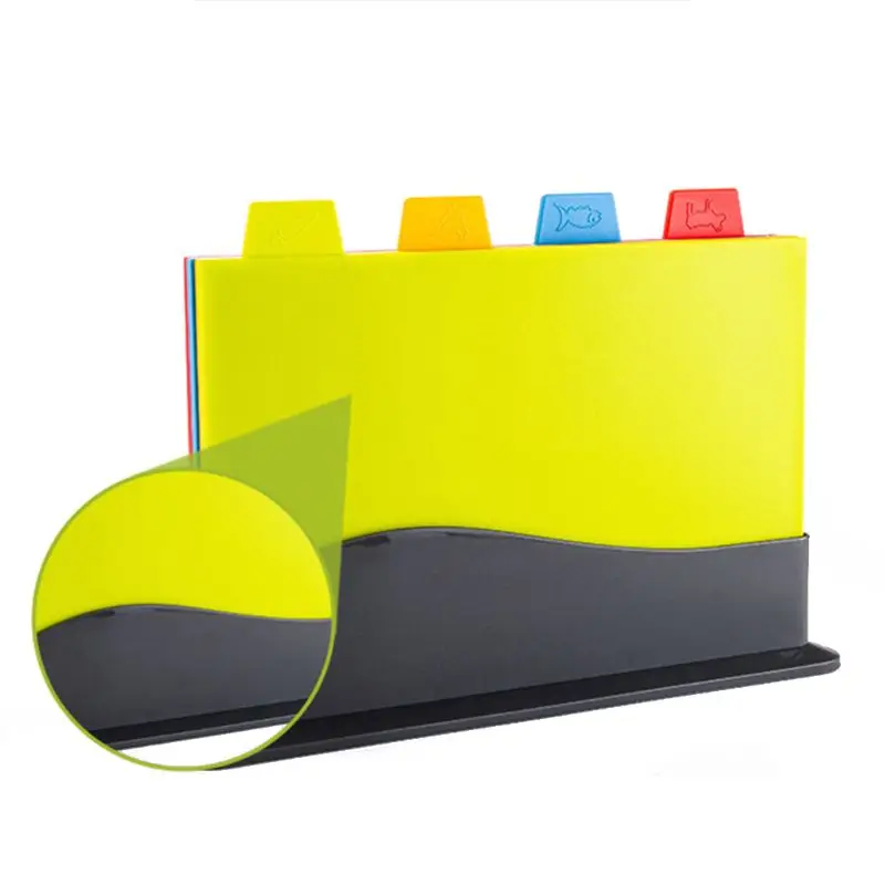 New Plastic Cutting Board Food Classification Chopping Blocks with Stand Set Vegetable Fruits Meat Bread Cutter Outdoor Camping 
New Plastic Cutting Board Food Classification Chopping Blocks with Stand Set Vegetable Fruits Meat Bread Cutter Outdoor Camping