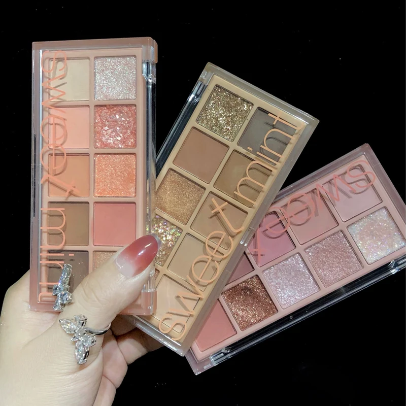 10 Colors Glitter Nude Eyeshadow Palette Shiny Eye Shadow Powder Makeup Pallete Waterproof Matte Eyeshadow Pigment Cosmetic
10 Colors Glitter Nude Eyeshadow Palette Shiny Eye Shadow Powder Makeup Pallete Waterproof Matte Eyeshadow Pigment Cosmetic