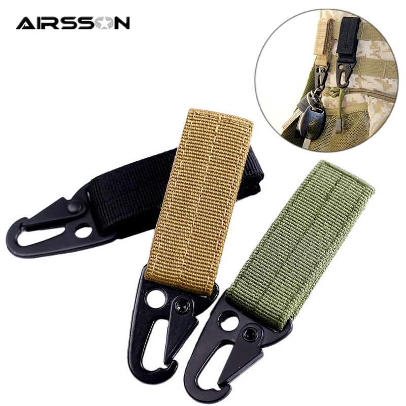 Outdoor Hanging Carabiner Tactical Backpack Key Hook Webbing Buckle High Strength Nylon Molle Waist Belt Buckle Survival Kit
Outdoor Hanging Carabiner Tactical Backpack Key Hook Webbing Buckle High Strength Nylon Molle Waist Belt Buckle Survival Kit
