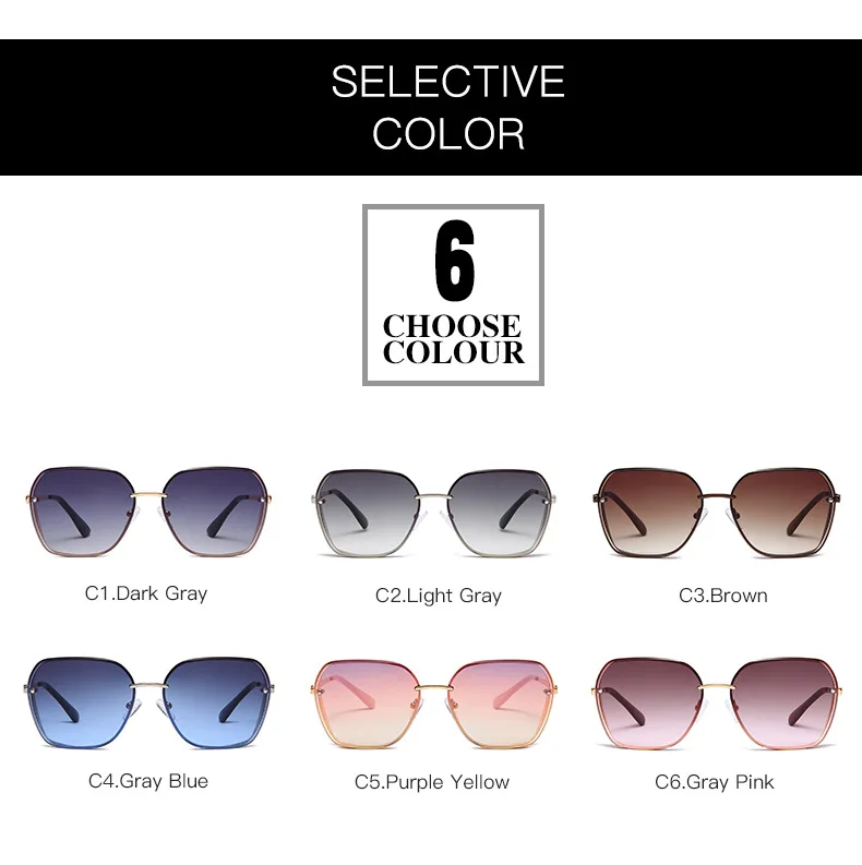 2021 sunglasses female sun protection and uv protection round face thin sunglasses square gradient color Korean version glasses
2021 sunglasses female sun protection and uv protection round face thin sunglasses square gradient color Korean version glasses