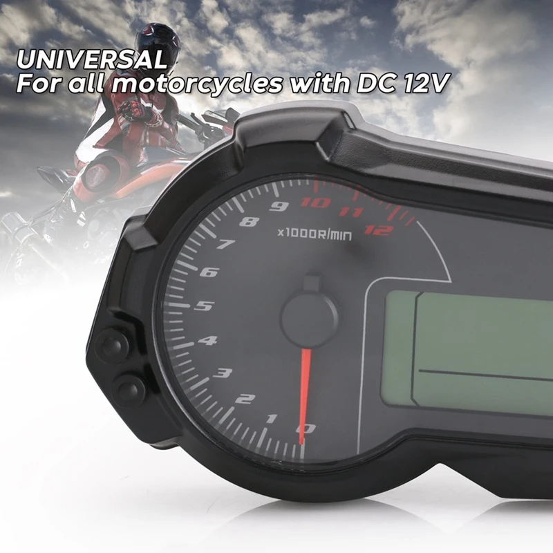 for 2,4 Cylinders Motorcycle Universal Odometer Tachometer LCD Digital Speedometer Odometer for BMW KAWASAKI KTM HONDA
for 2,4 Cylinders Motorcycle Universal Odometer Tachometer LCD Digital Speedometer Odometer for BMW KAWASAKI KTM HONDA