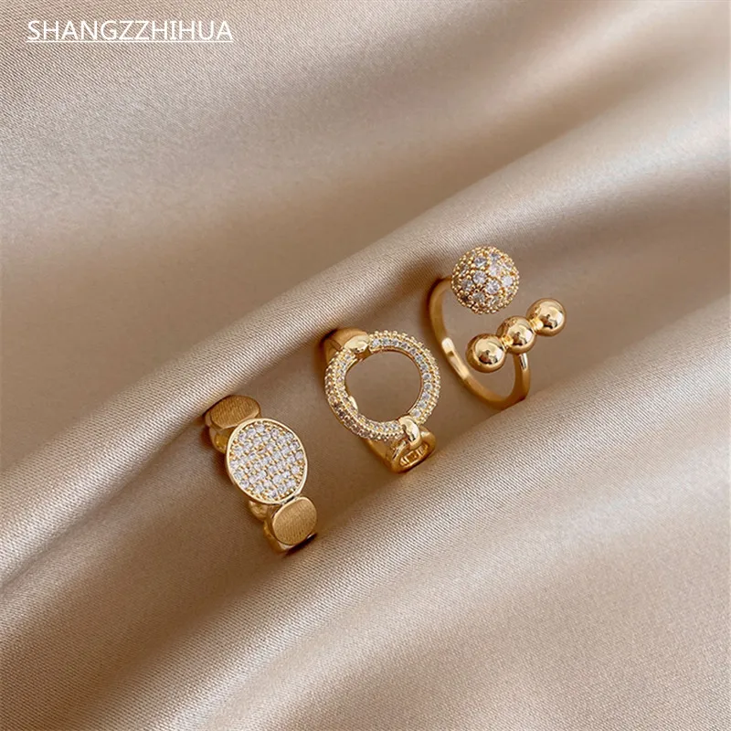 2021 New Classic Zircon Circle Open Ring For Woman, Sexy Finger Accessories Fashion Korean JewelryParty Unusual Rings
2021 New Classic Zircon Circle Open Ring For Woman, Sexy Finger Accessories Fashion Korean JewelryParty Unusual Rings