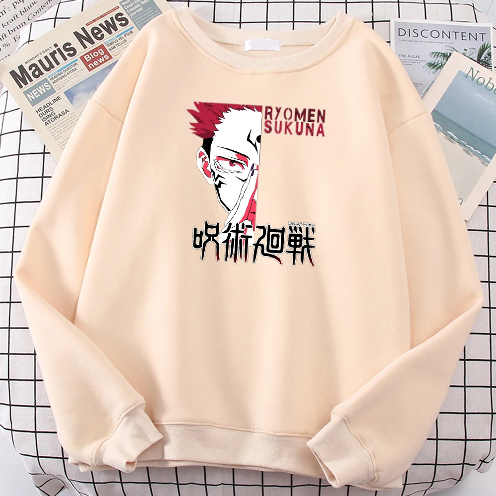 Lady Hoodie Anime Jujutsu Kaisen Ryomen Sukuna Printing Clothe WomanS Popular Round Neck Fleece Warm Woman Hoody 1Pc Custom Made
Lady Hoodie Anime Jujutsu Kaisen Ryomen Sukuna Printing Clothe WomanS Popular Round Neck Fleece Warm Woman Hoody 1Pc Custom Made