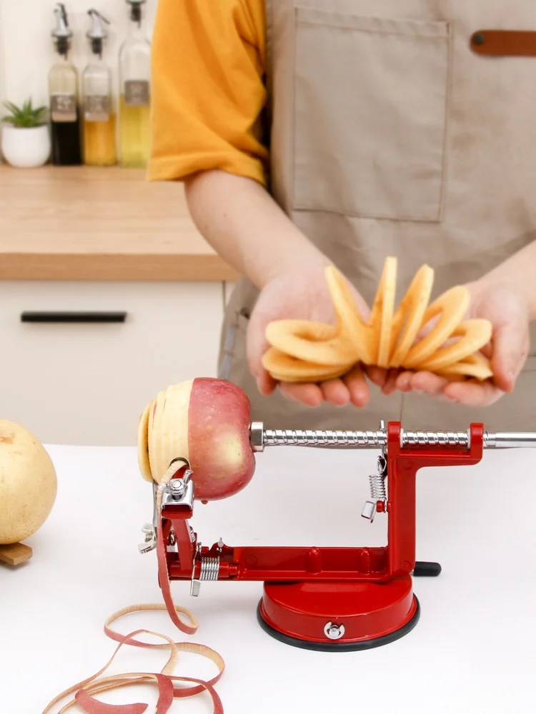 Creative kitchen fruit accessories, 3-in-1 spiral Apple peeler, potato slicer, practical tools
Creative kitchen fruit accessories, 3-in-1 spiral Apple peeler, potato slicer, practical tools