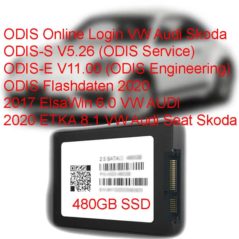 Программное обеспечение VAG ODIS Online для входа в учетную запись модель V5.26 S V11