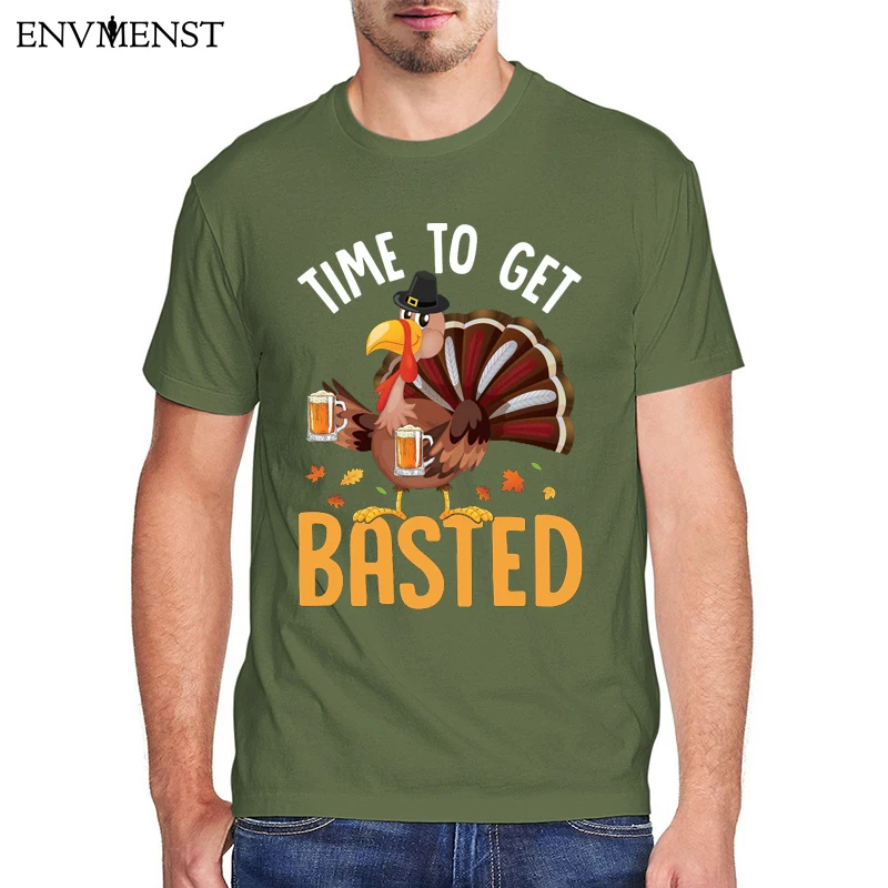 Time To Get Basted Short Sleeve Funny Beer Thanksgiving Turkey Vintage Men T Shirt Graphic Oversized T Shirt Christmas Tops
Time To Get Basted Short Sleeve Funny Beer Thanksgiving Turkey Vintage Men T Shirt Graphic Oversized T Shirt Christmas Tops