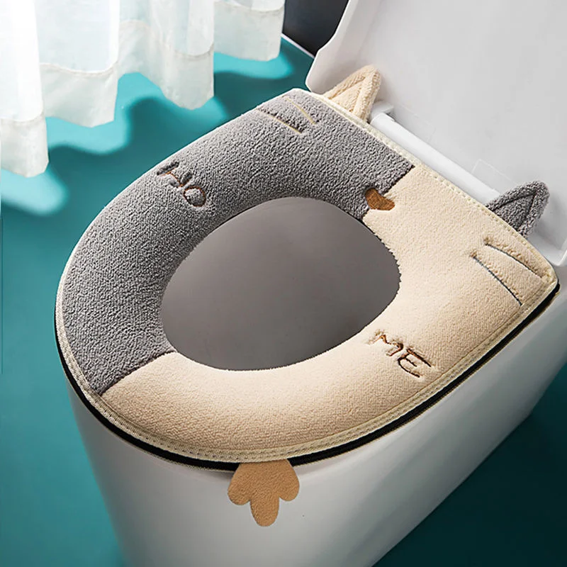 EHOMEBUY Cartoon Cotton Velvet Toilet Mat Comfortable Toilets Seat Cover for Home and Comfort Restroom Accessories
EHOMEBUY Cartoon Cotton Velvet Toilet Mat Comfortable Toilets Seat Cover for Home and Comfort Restroom Accessories