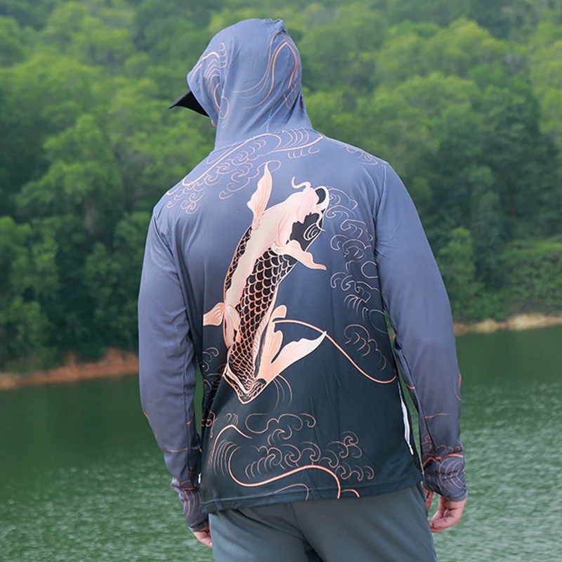 2021 Ice Silk Sunscreen Breathable Fishing Clothes Suit Jacket Men's Spring And Summer Team Custom Outdoor Jersey
2021 Ice Silk Sunscreen Breathable Fishing Clothes Suit Jacket Men's Spring And Summer Team Custom Outdoor Jersey
