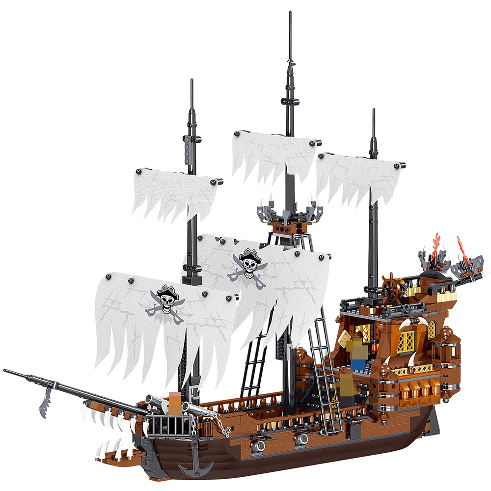 1171Pcs Pirates Of The White Wanderer Ship Model Sets Building Blocks Bricks Toys Children's Educational DIY Toys Birthday Gifts
1171Pcs Pirates Of The White Wanderer Ship Model Sets Building Blocks Bricks Toys Children's Educational DIY Toys Birthday Gifts