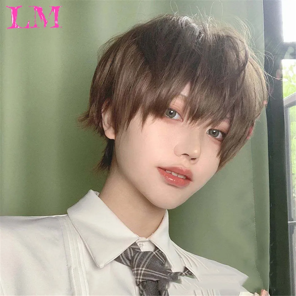 LM Black White Purple Red Short Hair Cosplay Wig Male Party 30 Cm High Temperature Fiber Synthetic Hair Wigs
LM Black White Purple Red Short Hair Cosplay Wig Male Party 30 Cm High Temperature Fiber Synthetic Hair Wigs