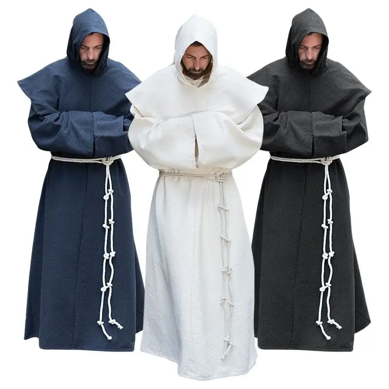 Renaissance Monk Clergy Assassin Creed S-5XL Habit Scapular Friar Costume Religious Saint Gown Robe Men Priest Hood Cowl
Renaissance Monk Clergy Assassin Creed S-5XL Habit Scapular Friar Costume Religious Saint Gown Robe Men Priest Hood Cowl