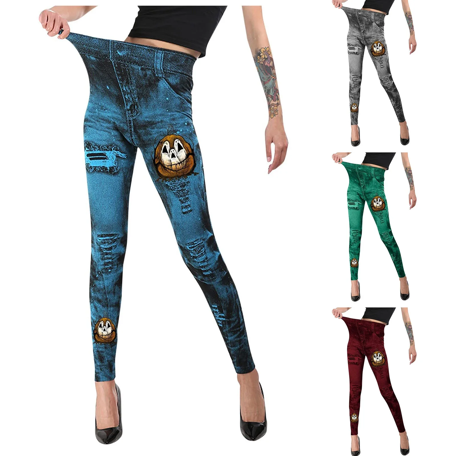 High Waist Women Printed Leggins Fitness Leggings Elastic Waist High Waist Trousers Blue And White Porcelain Printing Leggings
High Waist Women Printed Leggins Fitness Leggings Elastic Waist High Waist Trousers Blue And White Porcelain Printing Leggings