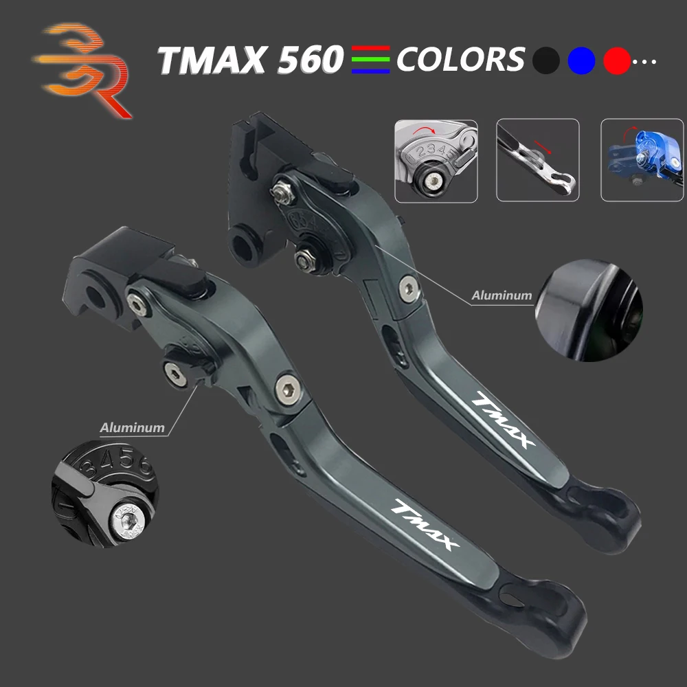 Brake Clutch Levers Aluminum Adjustable Folding Extendable Motorcycle Accessories For Yamaha TMAX T MAX XP 560 XP560 2020-2021
Brake Clutch Levers Aluminum Adjustable Folding Extendable Motorcycle Accessories For Yamaha TMAX T MAX XP 560 XP560 2020-2021