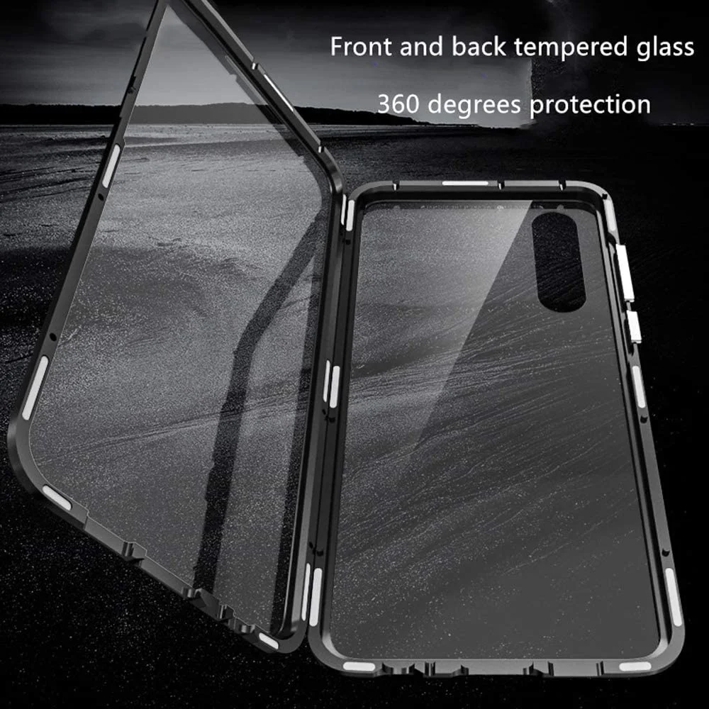 Jonwelsy Magnetic Adsorption Case for Xiaomi Mi 10 Pro/Mi 10, 360 Degree Front and Back Clear Tempered Glass Flip Cover, Metal
Jonwelsy Magnetic Adsorption Case for Xiaomi Mi 10 Pro/Mi 10, 360 Degree Front and Back Clear Tempered Glass Flip Cover, Metal