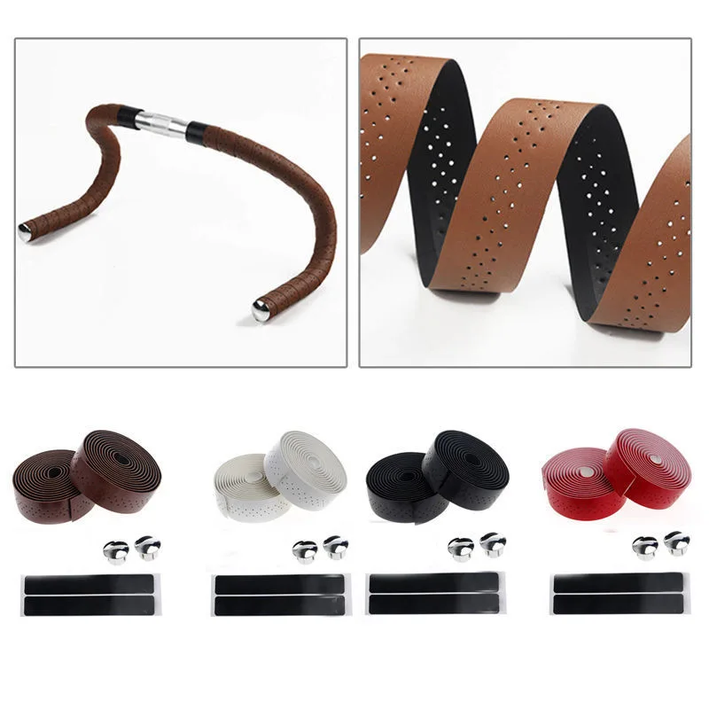 ETA Bike Handlebar Tape PU Leather Road Bicycle Handlebar Grip Wraps Bar Tapes With Bar End Plugs Cycling Accessories
ETA Bike Handlebar Tape PU Leather Road Bicycle Handlebar Grip Wraps Bar Tapes With Bar End Plugs Cycling Accessories