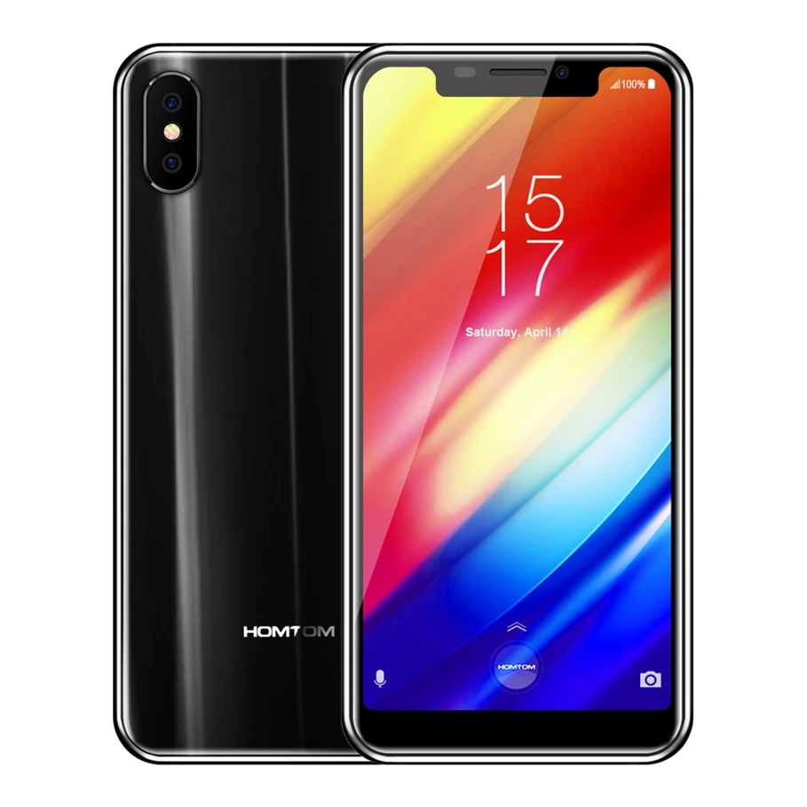 Смартфон homtom H10 4 Гб ОЗУ 64 ПЗУ 5 85 дюйма 4G LTE MTK6750T Восьмиядерный Android 8 1 13 0 МП 3500 мАч