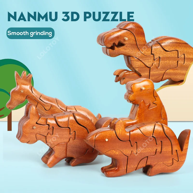 Wooden Splicing Block Jigsaw Puzzle Animal Gift For Early Childhood Education Mortise And Tenon Structure
Wooden Splicing Block Jigsaw Puzzle Animal Gift For Early Childhood Education Mortise And Tenon Structure