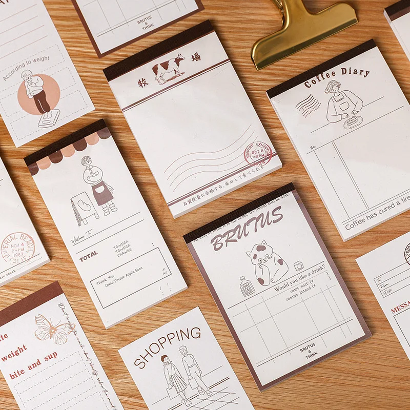 Винтажные простые блокноты для записей в стиле кофейни, милые компактные блокноты для записей «сделай сам» в стиле ретро, декоративные канц...
Винтажные простые блокноты для записей в стиле кофейни, милые компактные блокноты для записей «сделай сам» в стиле ретро, декоративные канц...