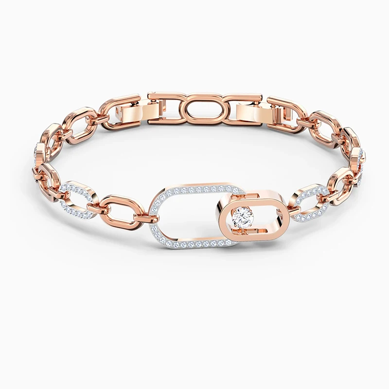 SWA Necklace Bracelet New SPARKLING DANCE Beiji Rose Gold Vibrant Crystal Oval Buckle Decoration Female Romantic Jewelry Gift
SWA Necklace Bracelet New SPARKLING DANCE Beiji Rose Gold Vibrant Crystal Oval Buckle Decoration Female Romantic Jewelry Gift