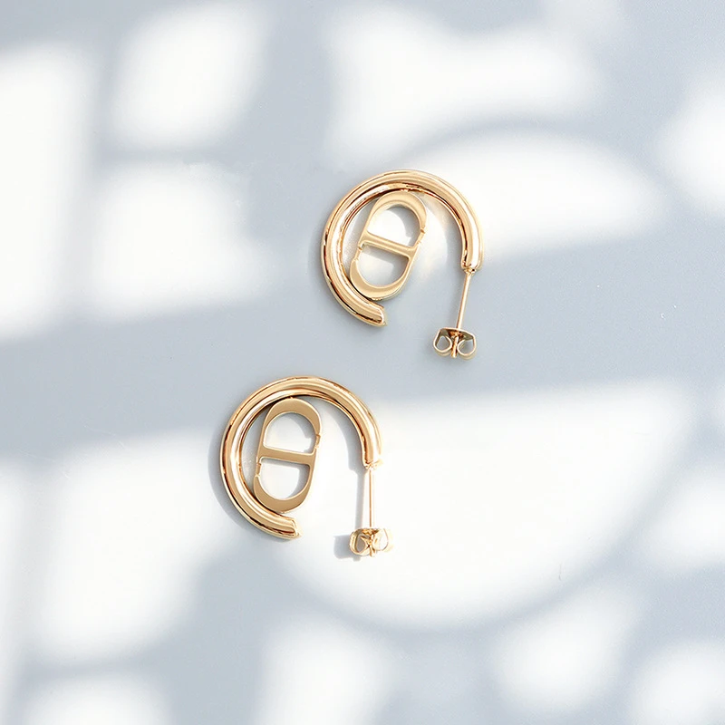 TOSOKO Stainless Steel Jewelry Double D Pig Nose Earrings Women Autumn And Winter Fashion Earrings BSF348
TOSOKO Stainless Steel Jewelry Double D Pig Nose Earrings Women Autumn And Winter Fashion Earrings BSF348