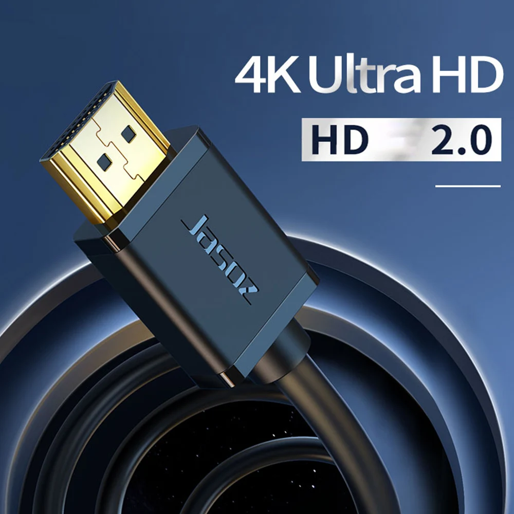 Jasoz A102 Audio Video Cables 4K 60Hz HDMI-Compatible 2.0 Sliptter High Speed HDMI-compatible Cables for HD TV Box Projector
Jasoz A102 Audio Video Cables 4K 60Hz HDMI-Compatible 2.0 Sliptter High Speed HDMI-compatible Cables for HD TV Box Projector