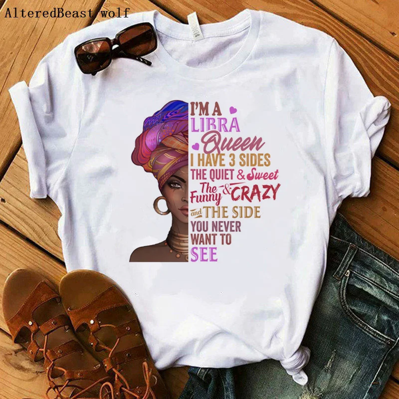 New Fashion I Am A Libra Queen Short Sleeve Casual T-shirt Crazy Cool Women Graphic Tops Female Tee Summer Women T-shirts Tops
New Fashion I Am A Libra Queen Short Sleeve Casual T-shirt Crazy Cool Women Graphic Tops Female Tee Summer Women T-shirts Tops