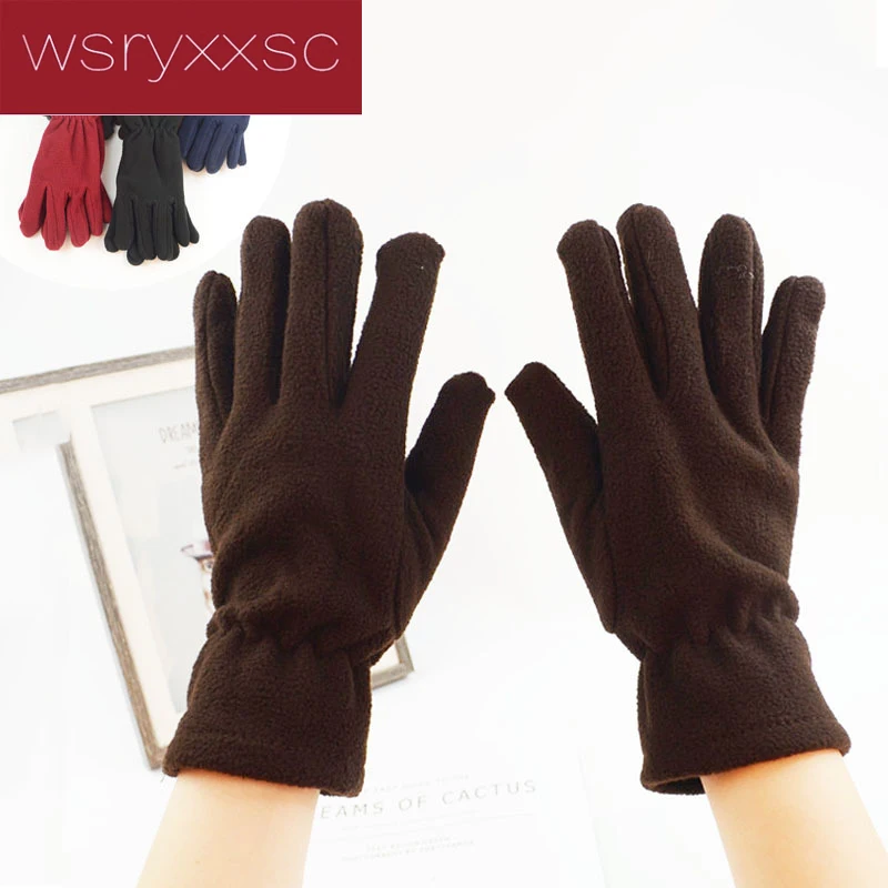 WSRYXXSC Autumn and Winter Imitation Cashmere Gloves Monochrome Men's Outdoor Cycling Warm Finger Gloves
WSRYXXSC Autumn and Winter Imitation Cashmere Gloves Monochrome Men's Outdoor Cycling Warm Finger Gloves