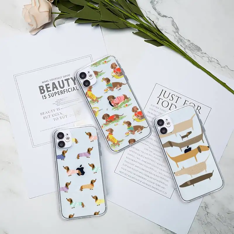 Dachshund cute animal cartoon Phone Case Transparent soft For iphone 12 11 13 7 8 6 s plus x xs xr pro max mini
Dachshund cute animal cartoon Phone Case Transparent soft For iphone 12 11 13 7 8 6 s plus x xs xr pro max mini