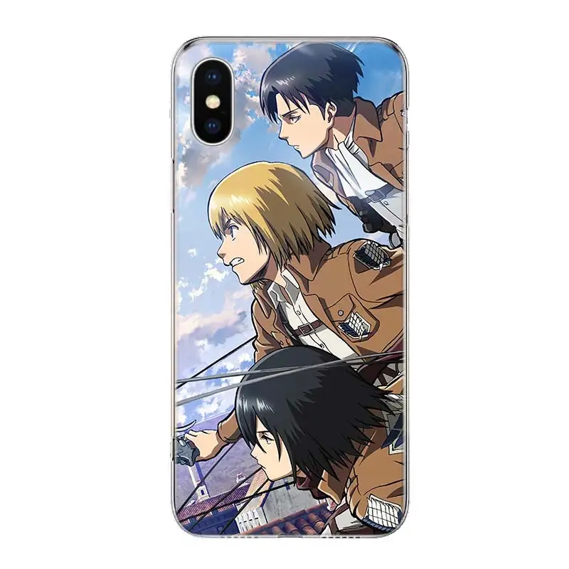 Attack on Titan Anime Phone Case For Apple IPhone 11 12 Pro Mini XR X XS Max 7 8 6 6S Plus + 7G 6G 5 SE 2020 Luxury Pattern Coqu
Attack on Titan Anime Phone Case For Apple IPhone 11 12 Pro Mini XR X XS Max 7 8 6 6S Plus + 7G 6G 5 SE 2020 Luxury Pattern Coqu