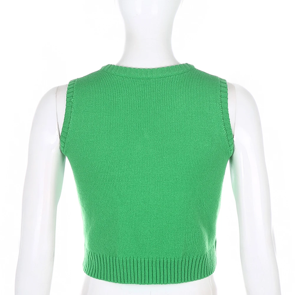Argyle Plaid Print Knitting y2k Sweater Cropped Tops Women Preppy Style Harajuku Knit Tank Tops Aesthetic Knitwear Cuteandpsycho
Argyle Plaid Print Knitting y2k Sweater Cropped Tops Women Preppy Style Harajuku Knit Tank Tops Aesthetic Knitwear Cuteandpsycho