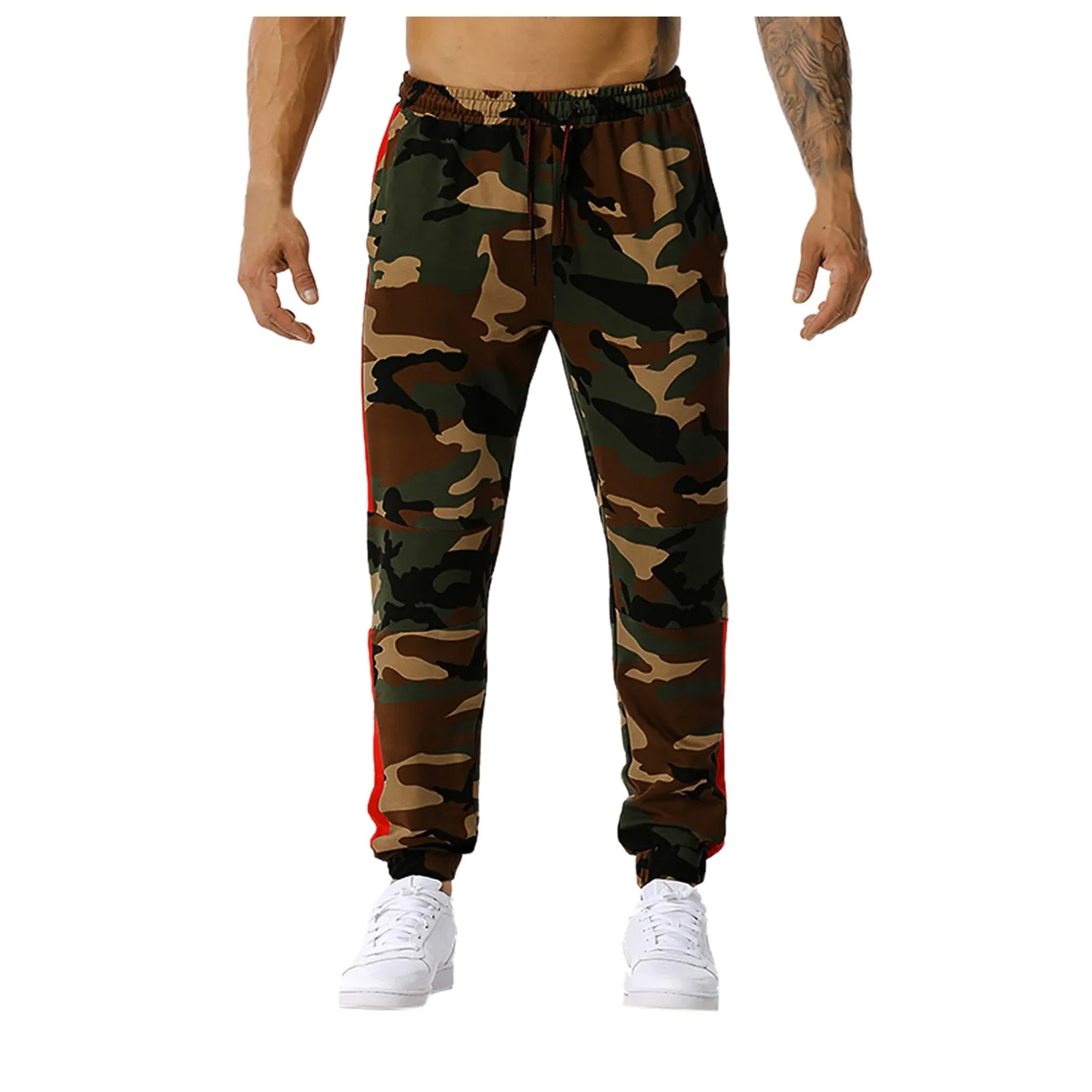 Fashion Comfortable Men Spring Autumn Slim Mid-waist Lace-up Casual Pants Camouflage Sports Trousers pantalones de hombre
Fashion Comfortable Men Spring Autumn Slim Mid-waist Lace-up Casual Pants Camouflage Sports Trousers pantalones de hombre