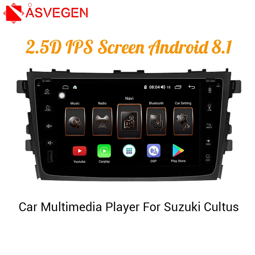 2.5D IPS Octa Core Car Radio Multimedia Video Player For Suzuki Cultus With Carplay DSP Auto Car Navigation GPS Stereo
2.5D IPS Octa Core Car Radio Multimedia Video Player For Suzuki Cultus With Carplay DSP Auto Car Navigation GPS Stereo