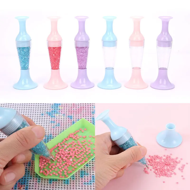 1PCS Standable Point Pen Flower Pot 5D Diamond Painting Point Drill Pen Cross Stitch Tool Accessories
1PCS Standable Point Pen Flower Pot 5D Diamond Painting Point Drill Pen Cross Stitch Tool Accessories