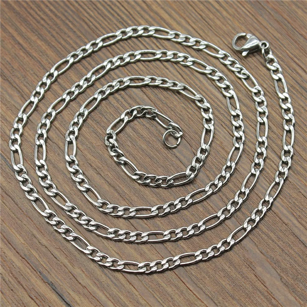 2pcs Length 55cm 3x4mm & 3x7mm Stainless Steel Chain With Lobster Clasp Necklace Chain DIY Jewelry Making
2pcs Length 55cm 3x4mm & 3x7mm Stainless Steel Chain With Lobster Clasp Necklace Chain DIY Jewelry Making