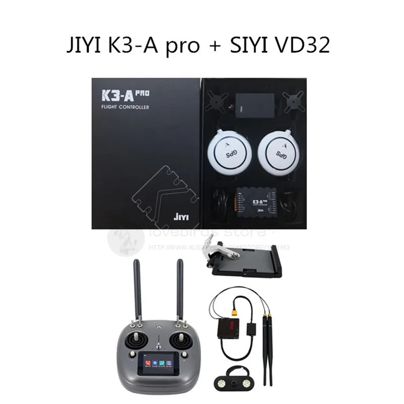 JIYI K3-A pro flight control + SIYI VD32 remote controller combo for Agricultural multirotor drone
JIYI K3-A pro flight control + SIYI VD32 remote controller combo for Agricultural multirotor drone