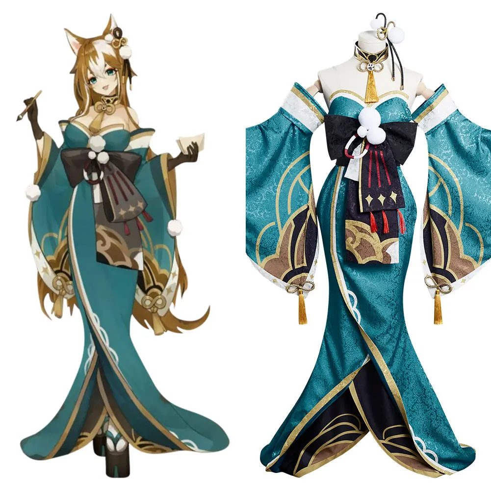 Genshin Impact Ms Hina Gorou Cosplay Costume Genshin Impact Traditional Kinomo Outfits Halloween Carnival Suit
Genshin Impact Ms Hina Gorou Cosplay Costume Genshin Impact Traditional Kinomo Outfits Halloween Carnival Suit